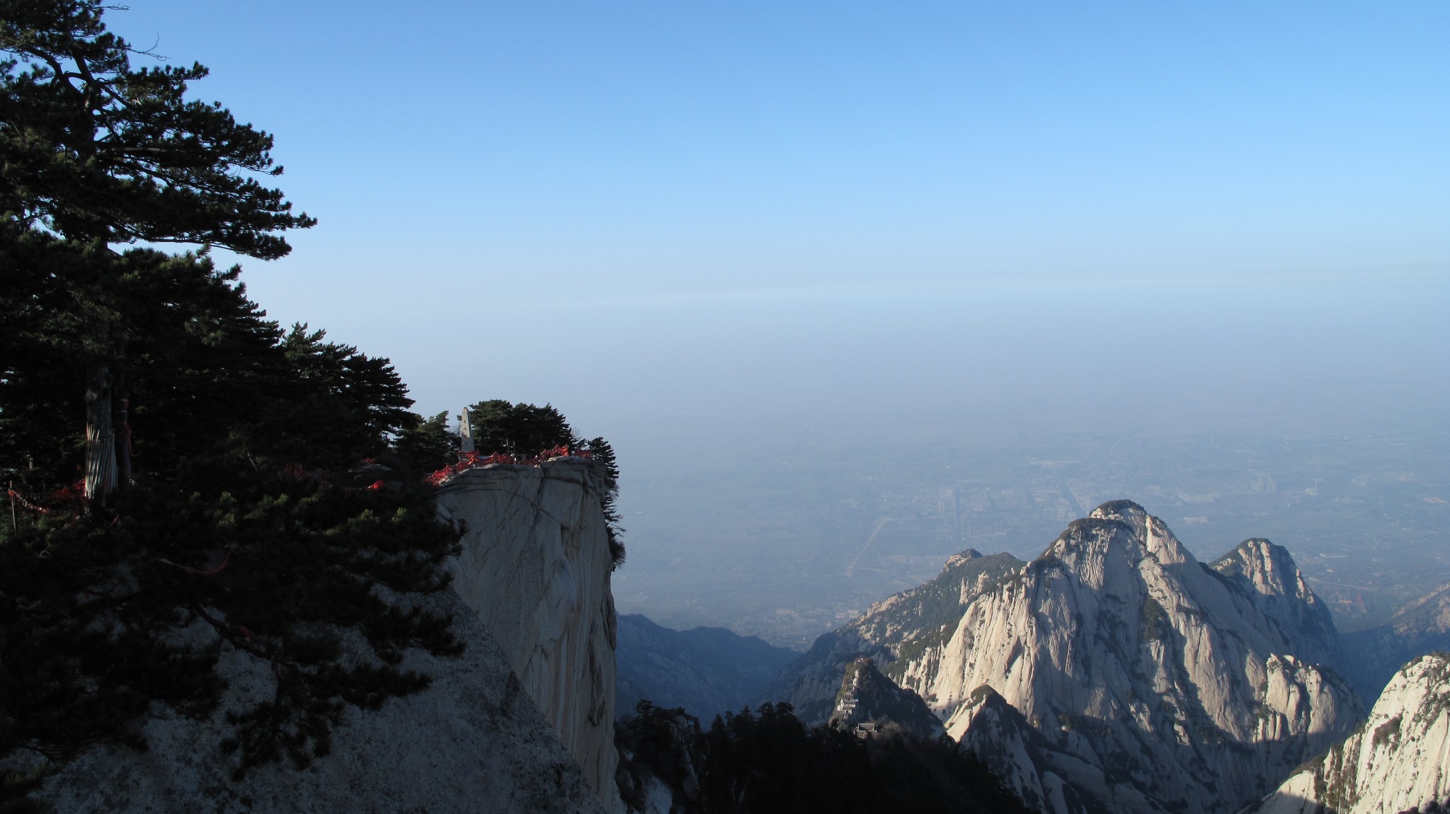 2014年秋末冬初,登西岳五峰,赏华山美景