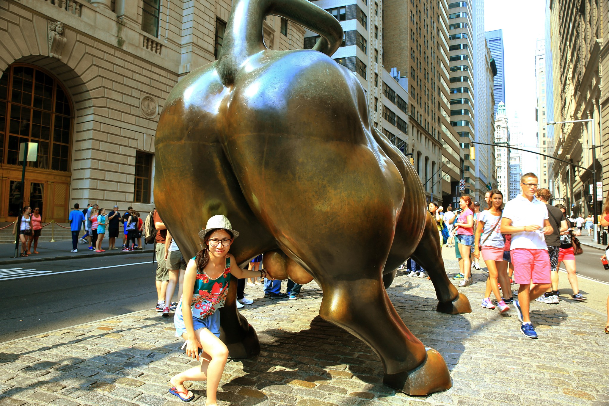 今日行程:华尔街及铜牛(wall street & charging bull)—纽约三一