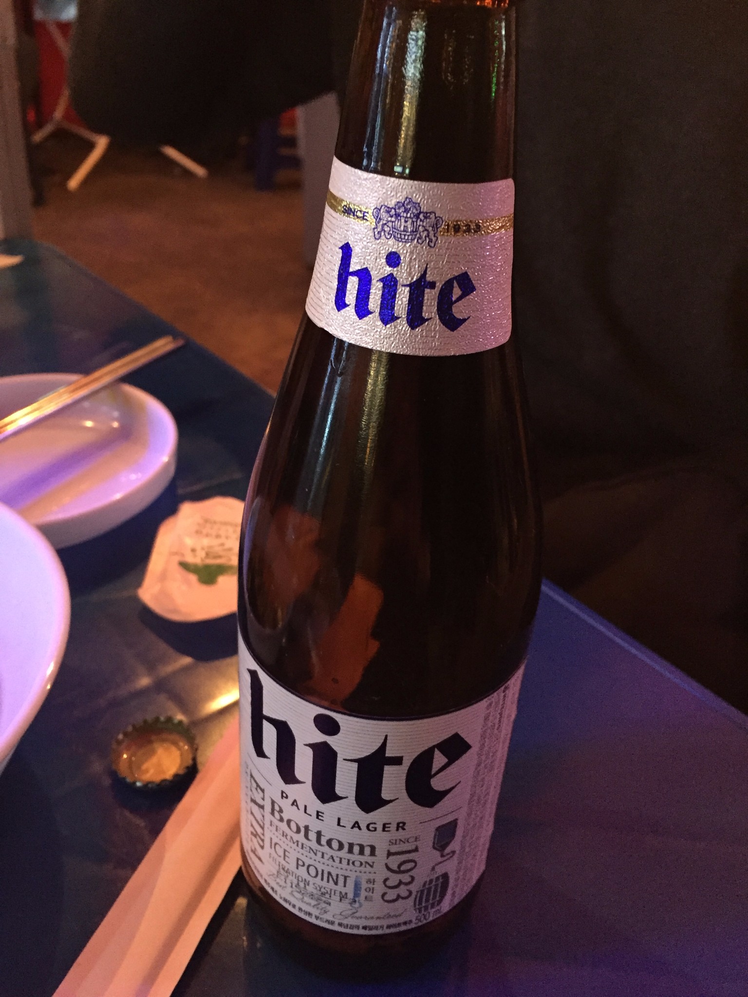 hite啤酒,wuli彬彬代言,比另外一个牌子的啤酒好喝,而且便宜,但是不是