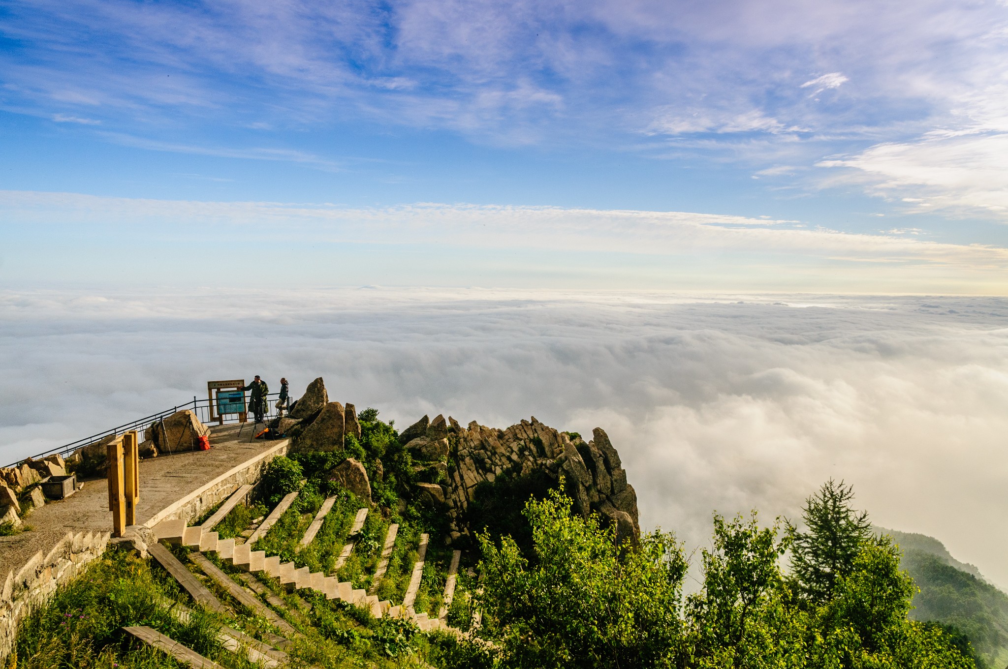 灵山烟霞山图片